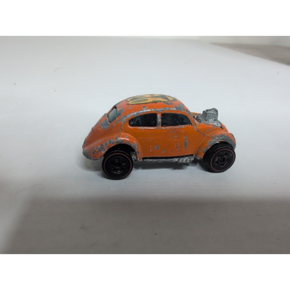 HOT WHEELS - VINTAGE VW Beetle 1/64 REDLINE 1967 LADY BUG - Made in Hong Kong - Picture 3 of 5